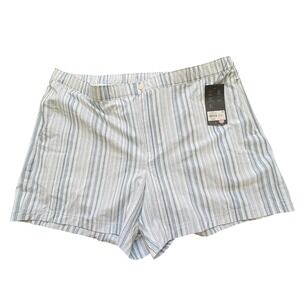 VRST Striped Hybrid Shorts Swim Trunks Elastic Waist Quick Dry Stripe XXL Resort